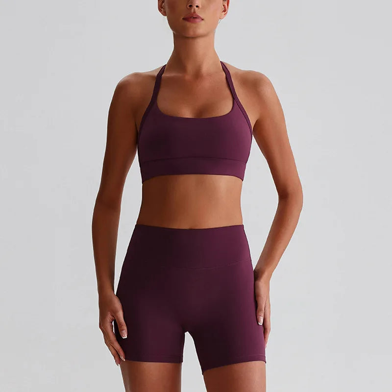 Capshee_PeachLift Quick-Dry Yoga Set