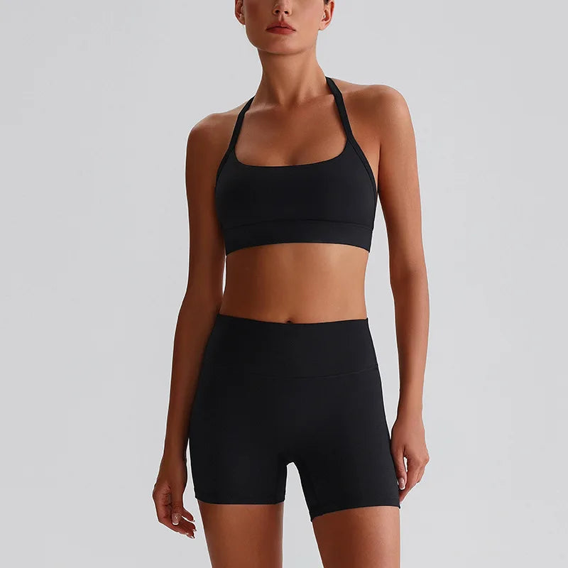 Capshee_PeachLift Quick-Dry Yoga Set