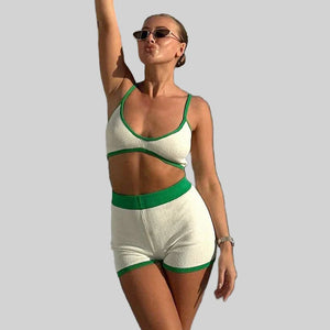 Capshee_PureMotion FlexEase Luxe Shorts Set