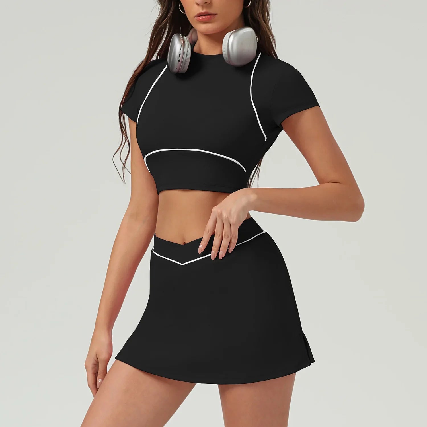 Capshee_UrbanFlex Tennis Skirt Set