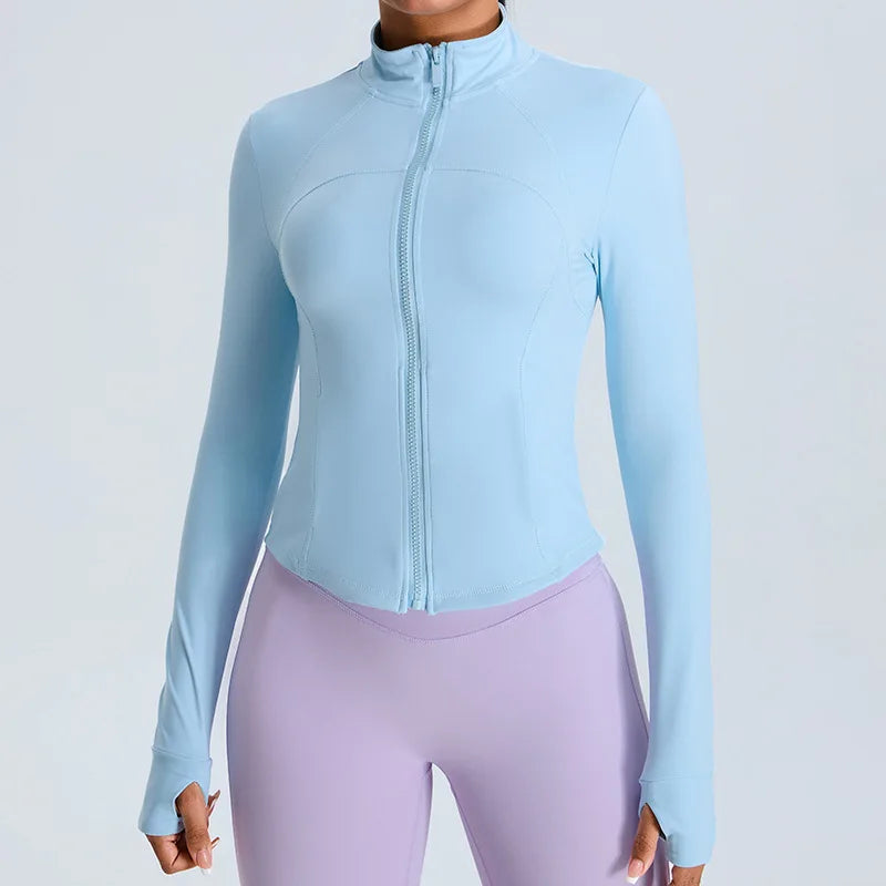 Capshee_VitalEase ZipFlex Yoga Jacket