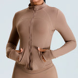 Capshee_VitalEase ZipFlex Yoga Jacket