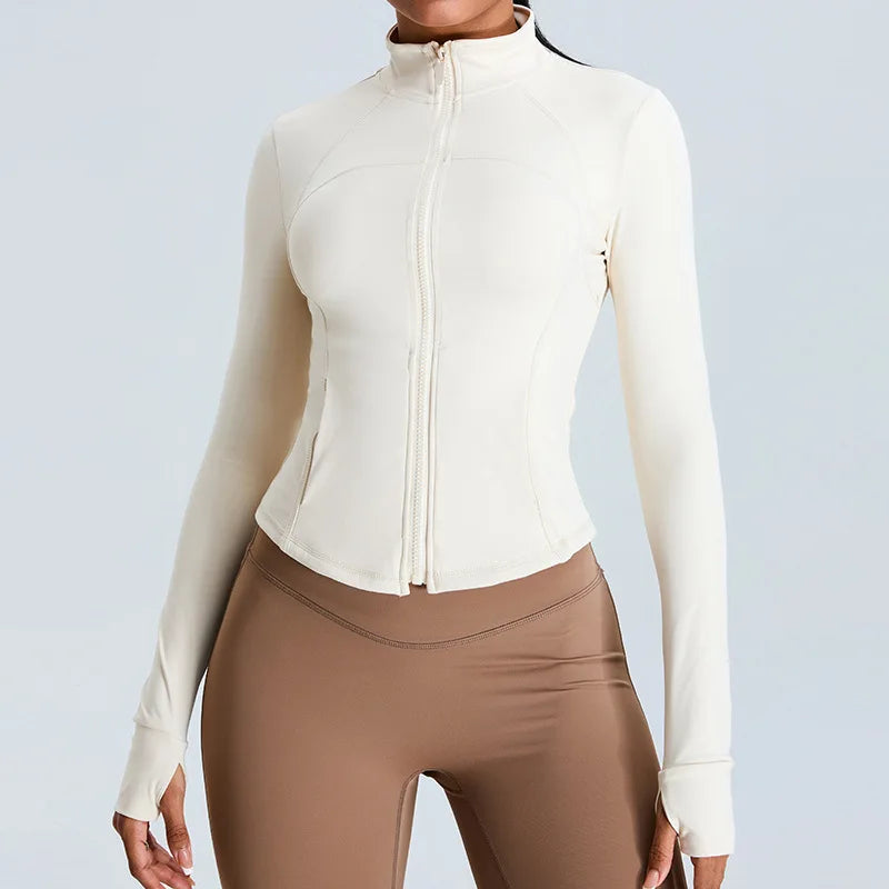 Capshee_VitalEase ZipFlex Yoga Jacket