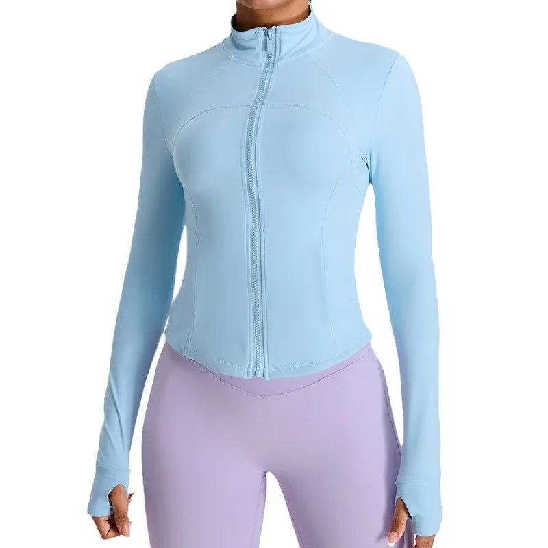 Capshee_VitalEase ZipFlex Yoga Jacket